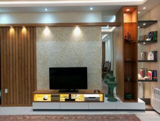 اجرای کابینت با بهترین متریال توسط تماشا